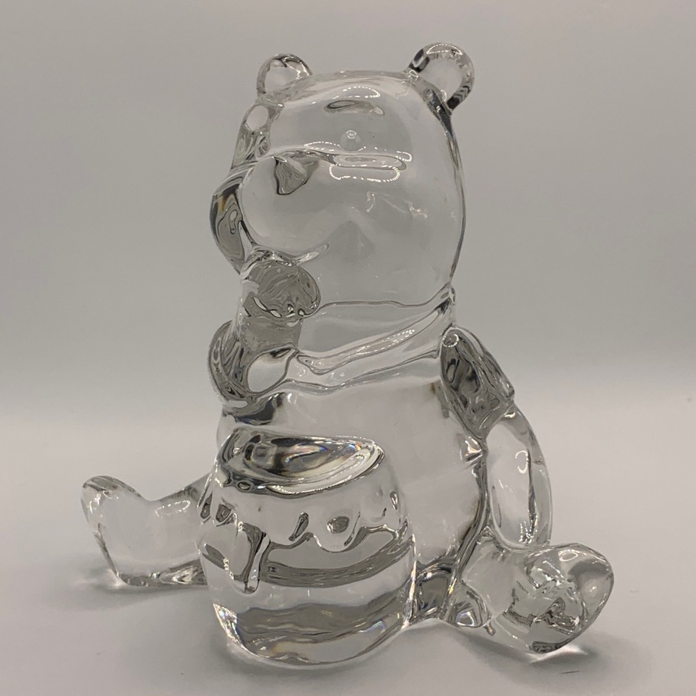 Crystal Winnie Pooh bear figure limited edition Disney